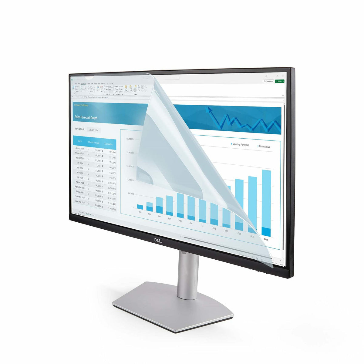 StarTech.com 24" Anti-Blue Light Filter 16:10 Reduces Eye Strain