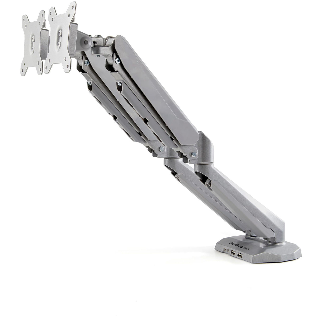 StarTech.com Dual Monitor Arm USB Audio 32" VESA 75x75/100x100 Aluminium Mount
