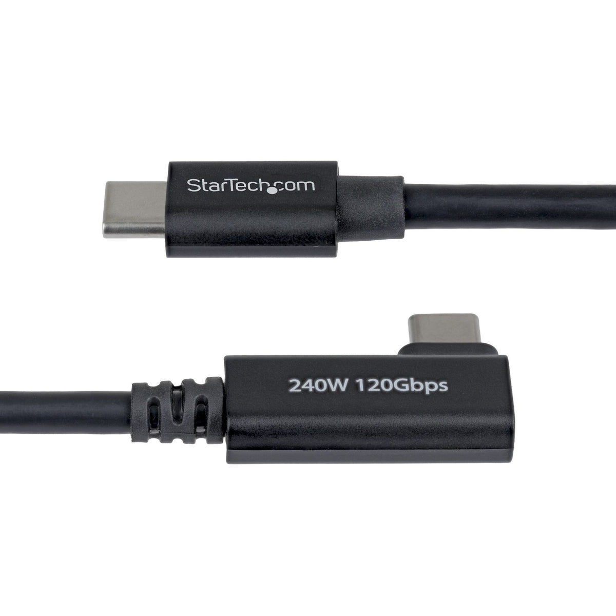 StarTech 80cm Right Angle Thunderbolt 5 Cable 80Gbps 240W PD 8K USB-C-Compatible