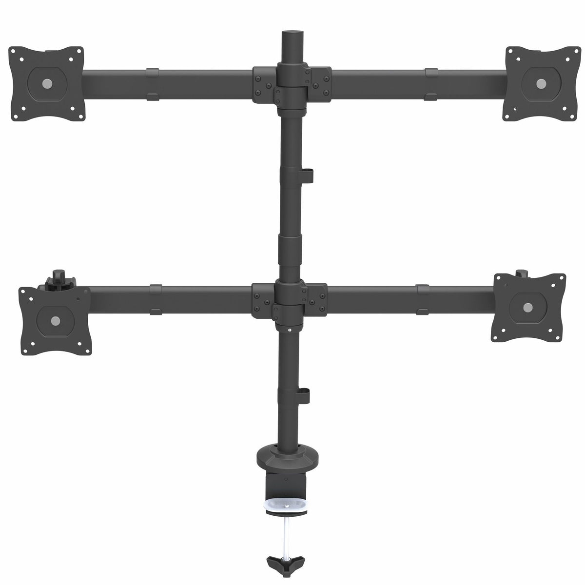 StarTech.com Quad Monitor Arm 4 VESA 27" 8kg Height Adjustable Steel Mount