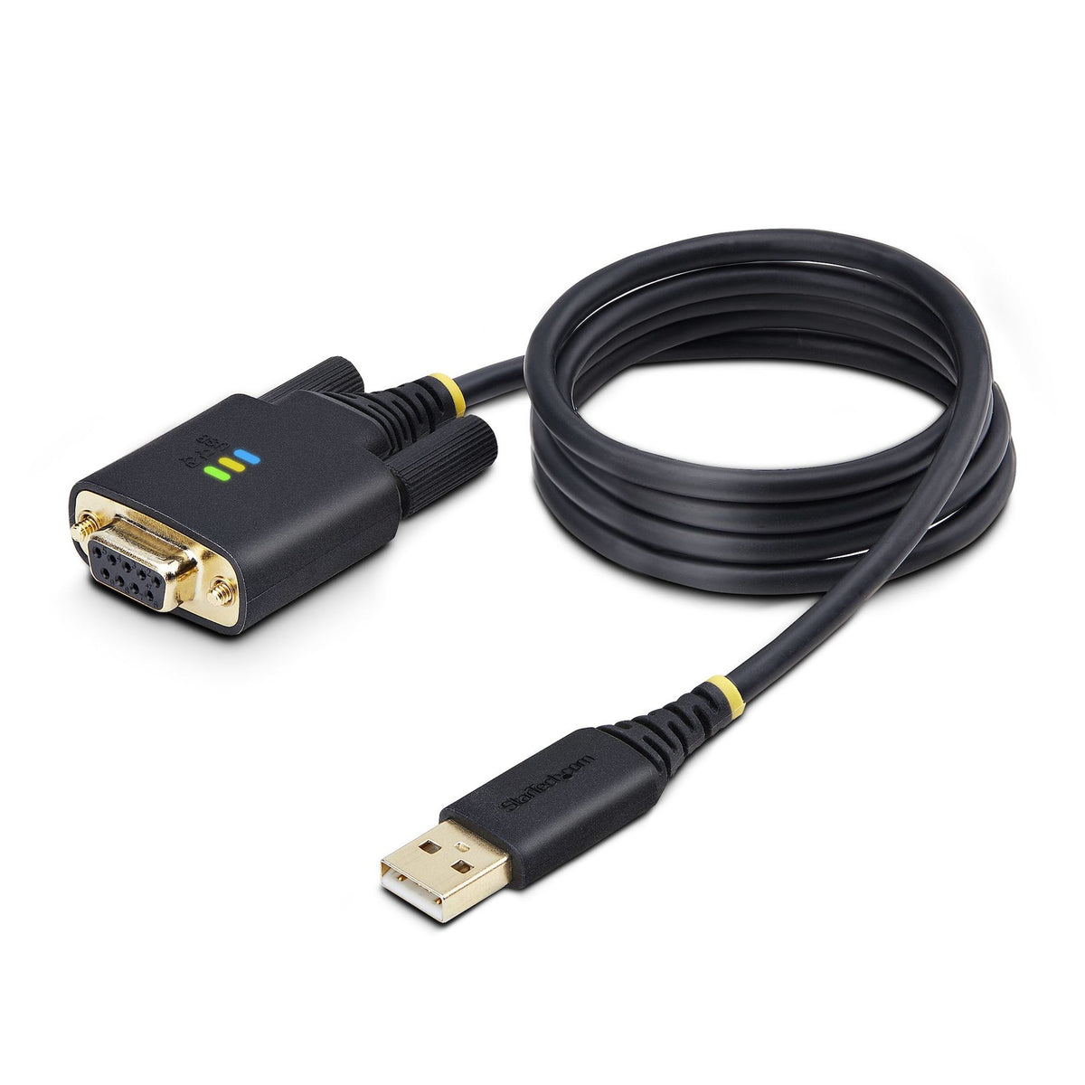 StarTech USB to Null Modem Serial Adapter 1m FTDI RS232 DB9