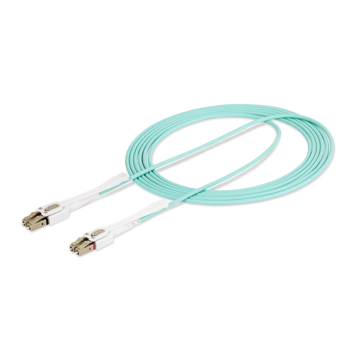 StarTech OM4 3m LC UPC Multimode Fiber Optic Cable Low Insertion Loss LSZH