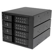 StarTech.com 5.25" SAS/SATA/600 Internal Drive Enclosure Black