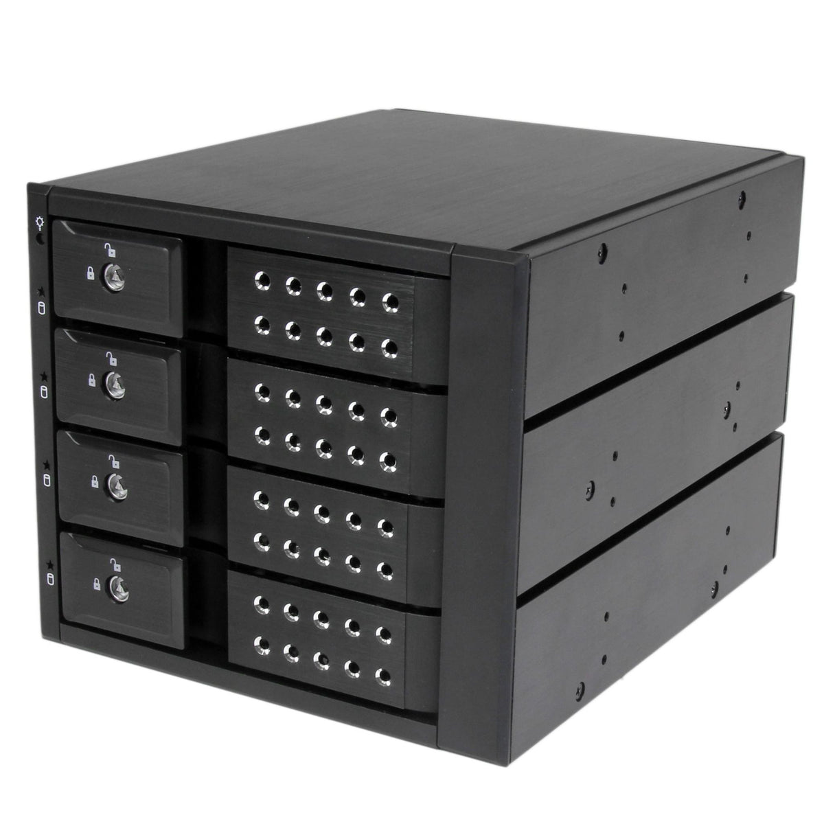 StarTech.com 5.25" SAS/SATA/600 Internal Drive Enclosure Black