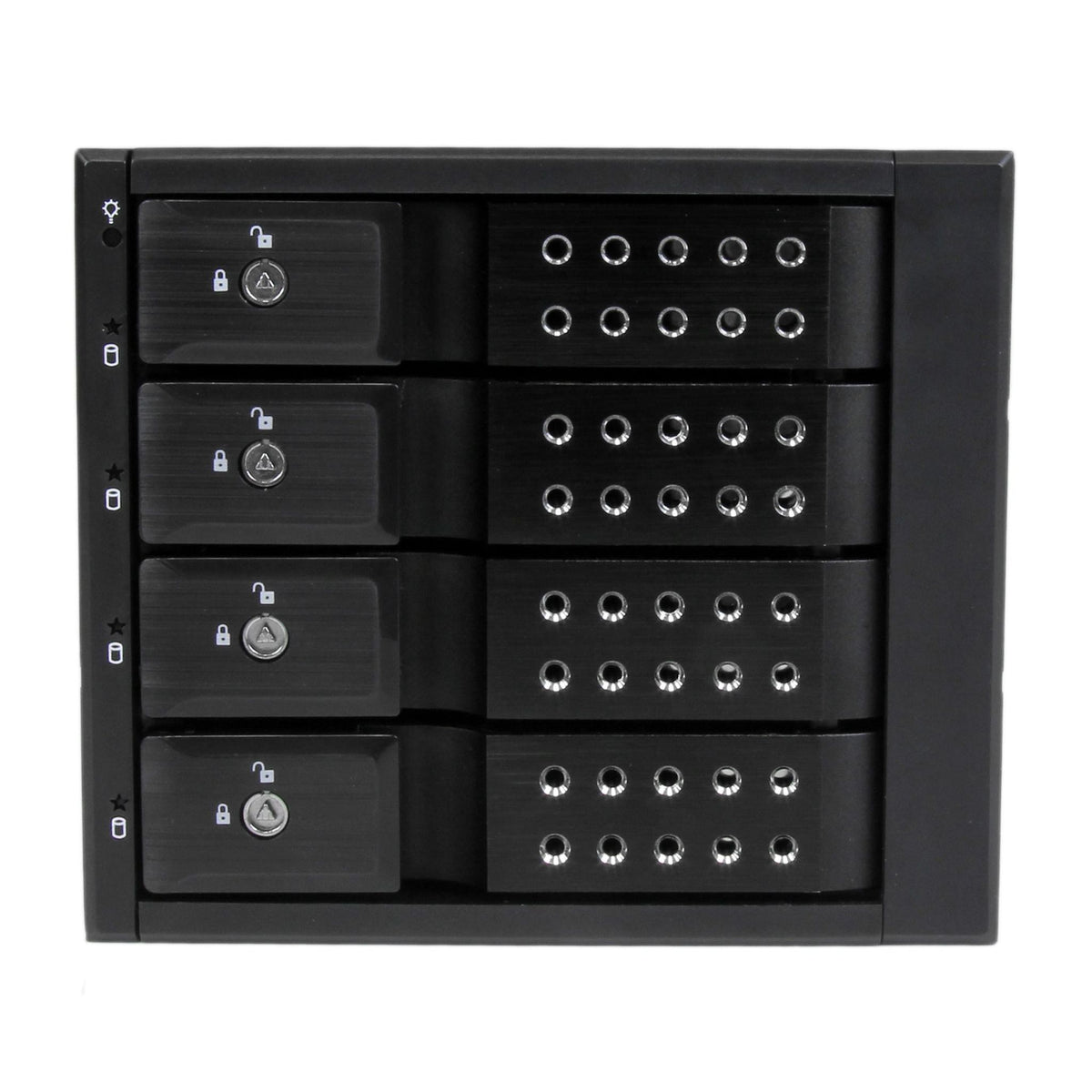 StarTech.com 5.25" SAS/SATA/600 Internal Drive Enclosure Black