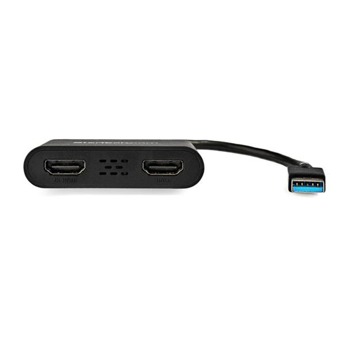 StarTech USB 3.0 to Dual HDMI Adapter 4K 1080p Dual Monitor USB-A