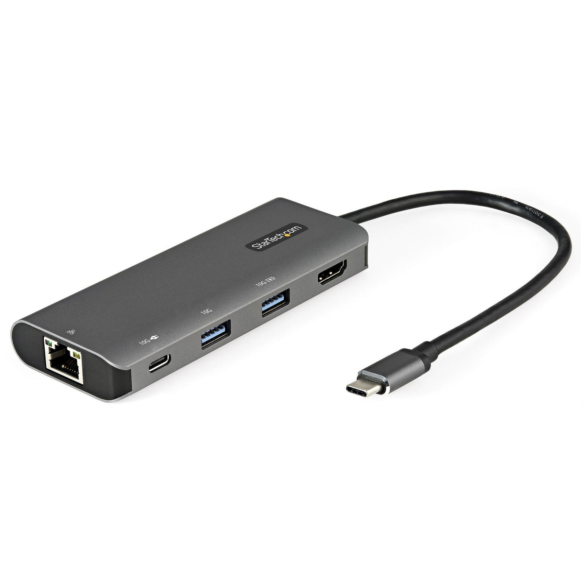 StarTech.com USB-C Docking Station 100W 3xUSB HDMI Thunderbolt Hub Grey