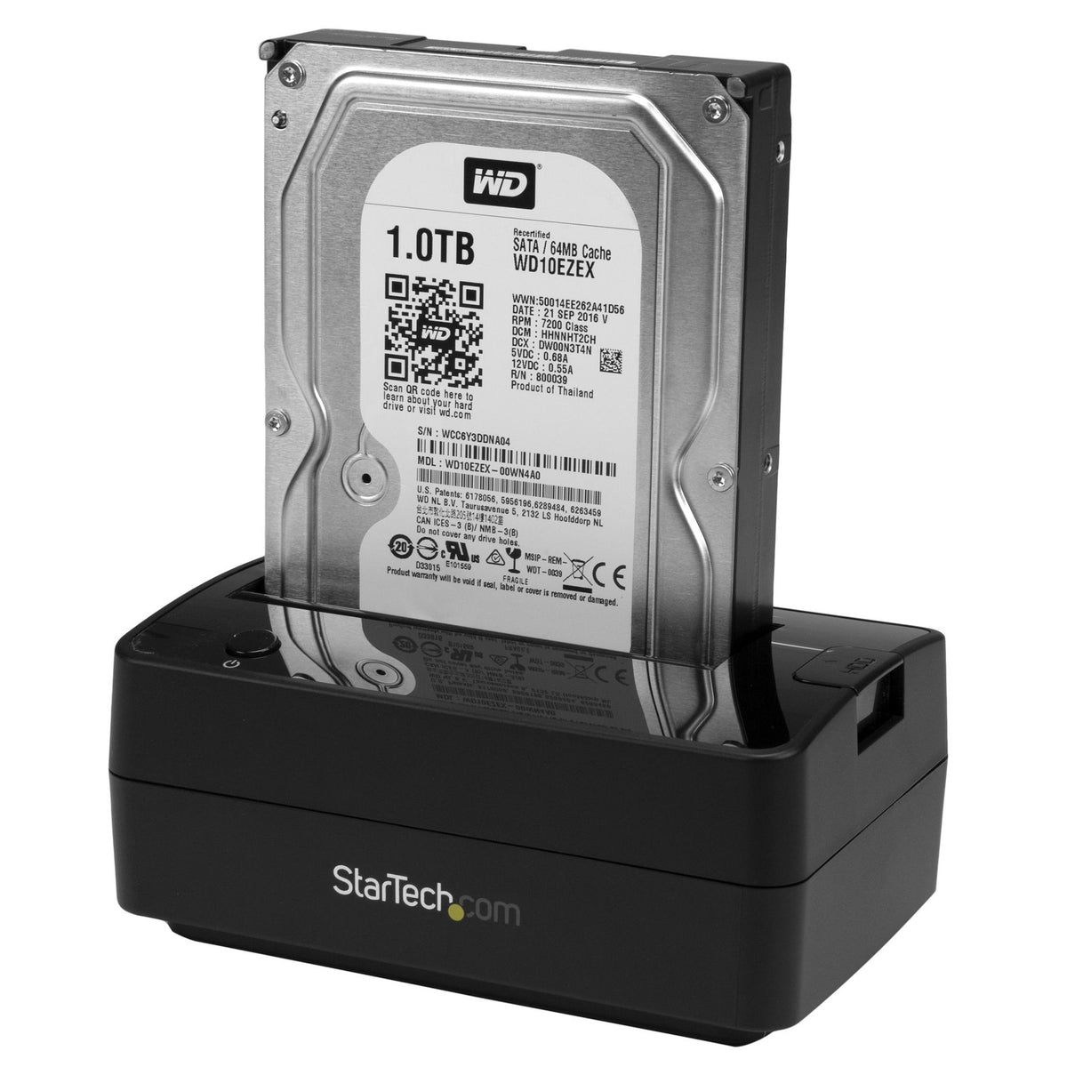StarTech.com Single Bay USB 3.1/eSATA 2.5/3.5" SATA Hard Drive Dock