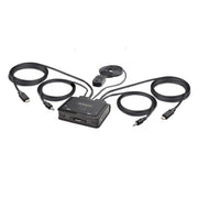 StarTech KVM Switchbox 2 Comp 1 User 4K 3840x2160 4 USB DP Desktop