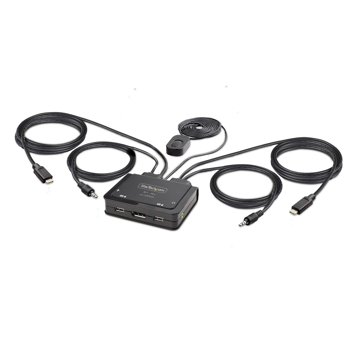 StarTech KVM Switchbox 2 Comp 1 User 4K 3840x2160 4 USB DP Desktop