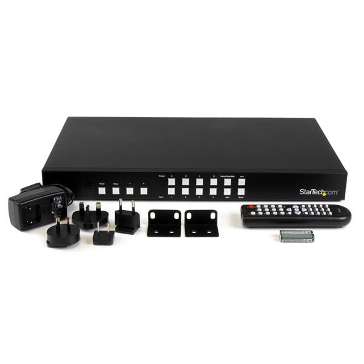StarTech.com Audio Video Switchbox 4 HDMI In 4 HDMI Out WUXGA Wall Mountable