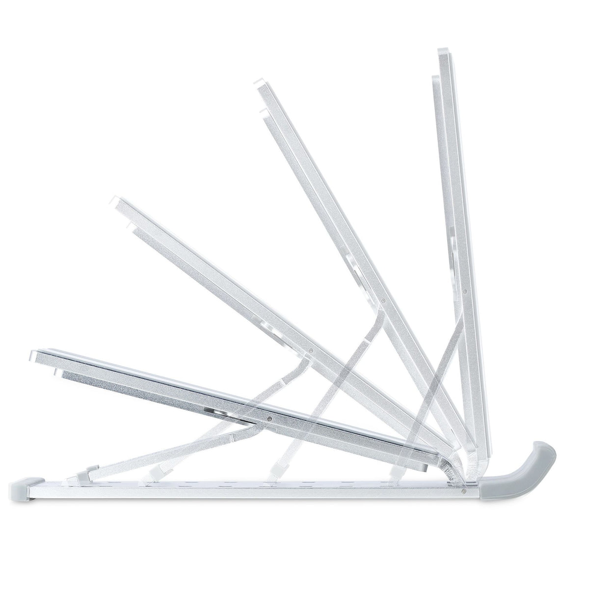 StarTech Foldable Laptop Riser Stand Adjustable Aluminum 9 Tilt Angles 22lb
