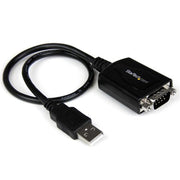 StarTech.com USB to Serial Adapter 30cm DB9 RS232 COM Retention