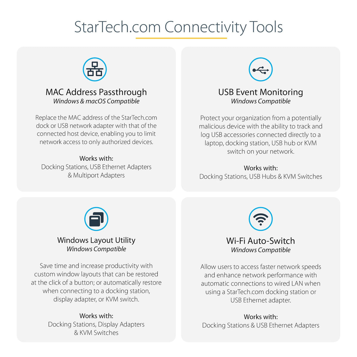StarTech.com USB C Multiport Adapter USB C to 4K 60Hz HDMI 2.0 2-Port 10Gbps