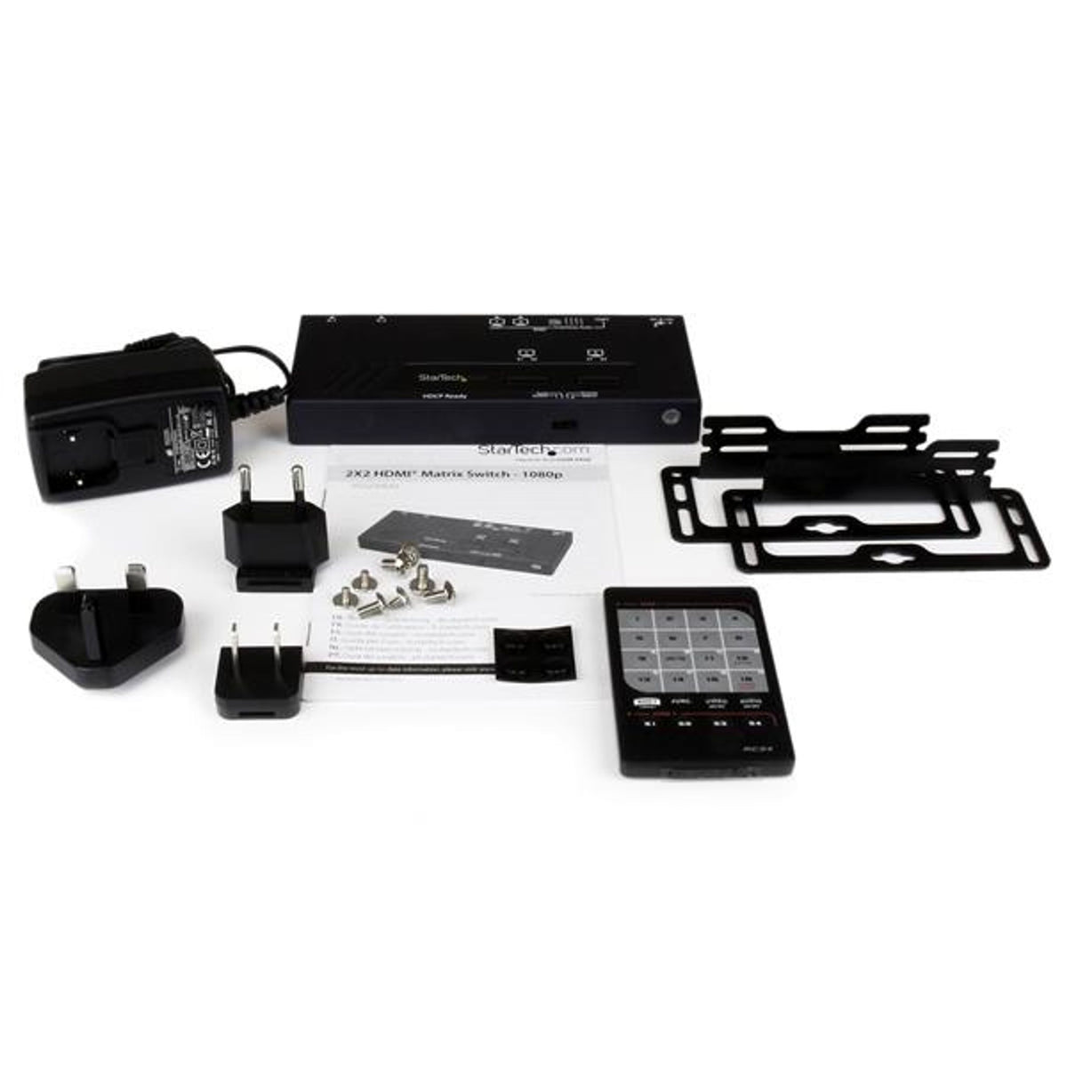StarTech.com Audio Video Switchbox 2 HDMI In 2 HDMI Out Full HD Cable 10m