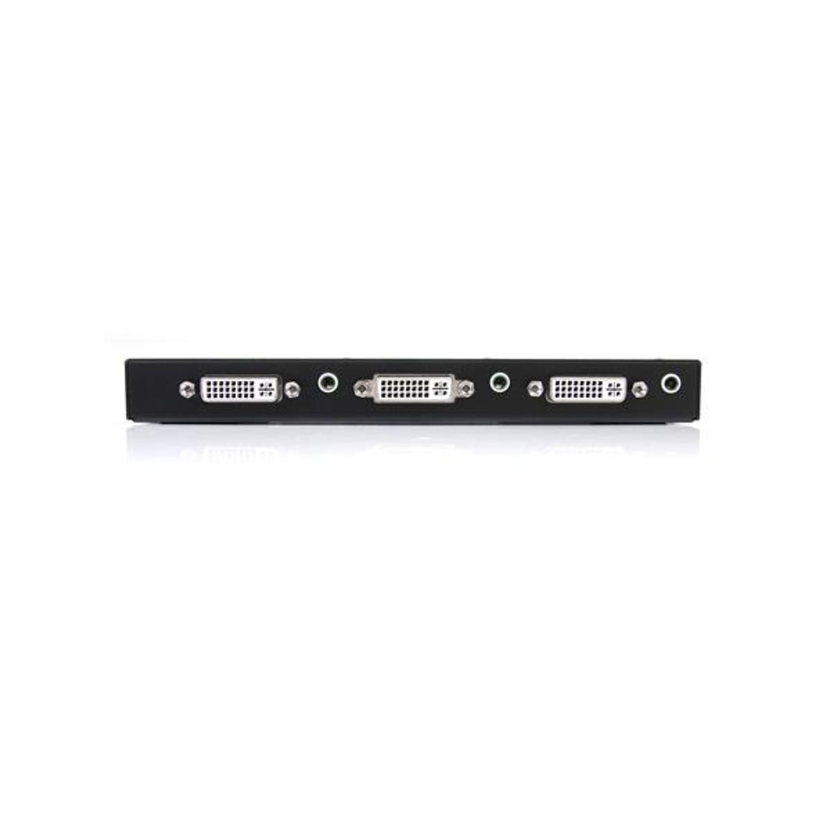 StarTech.com Signal Splitter Aluminium Black DVI In DVI Out 1920x1200 10m Max