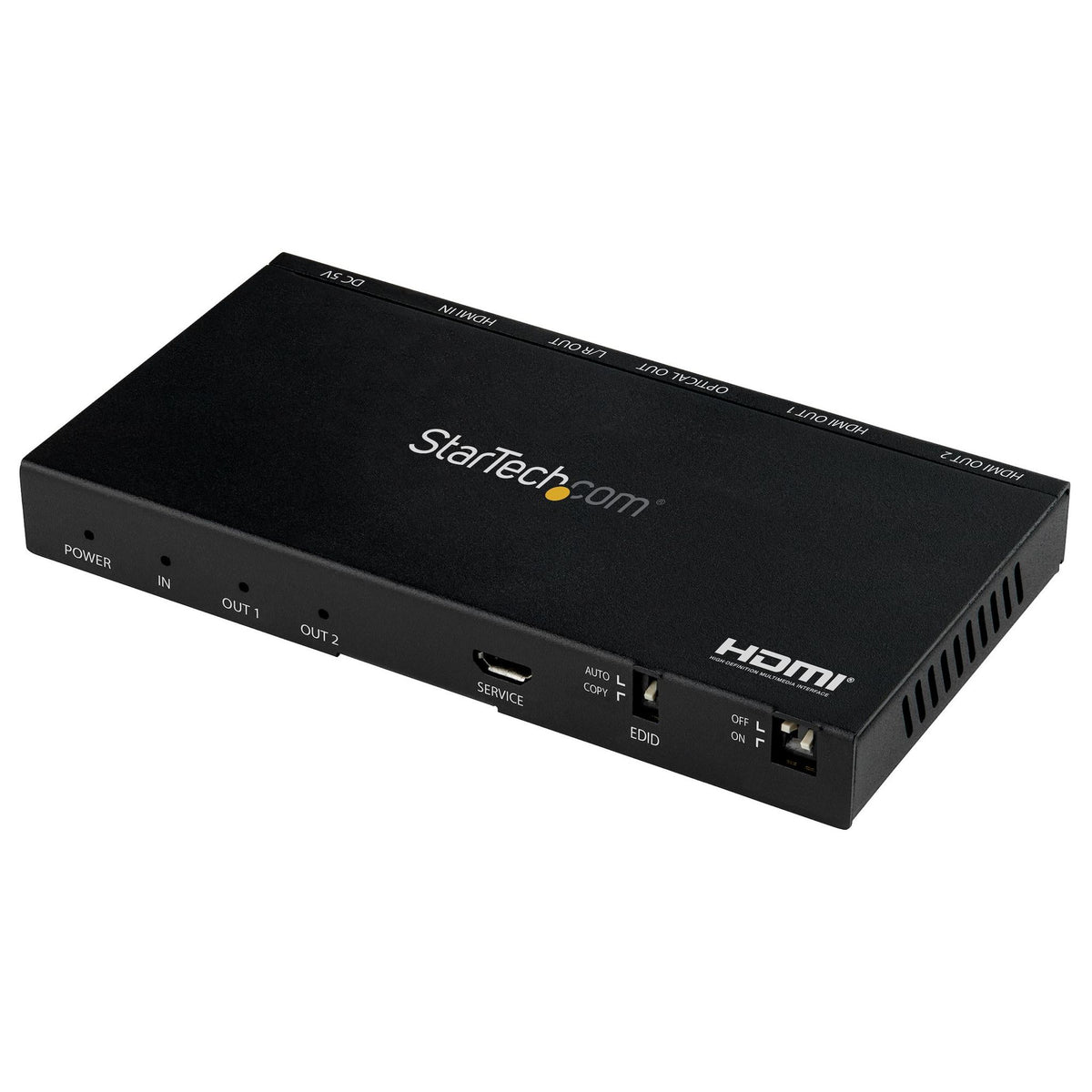 StarTech.com Metal Signal Splitter 3840x2160 1 x HDMI In 2 x HDMI Out
