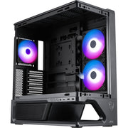 MSI ATX Mid Tower Curved TG Front 2x140mm ARGB Side 1x120mm ARGB Rear USB-C