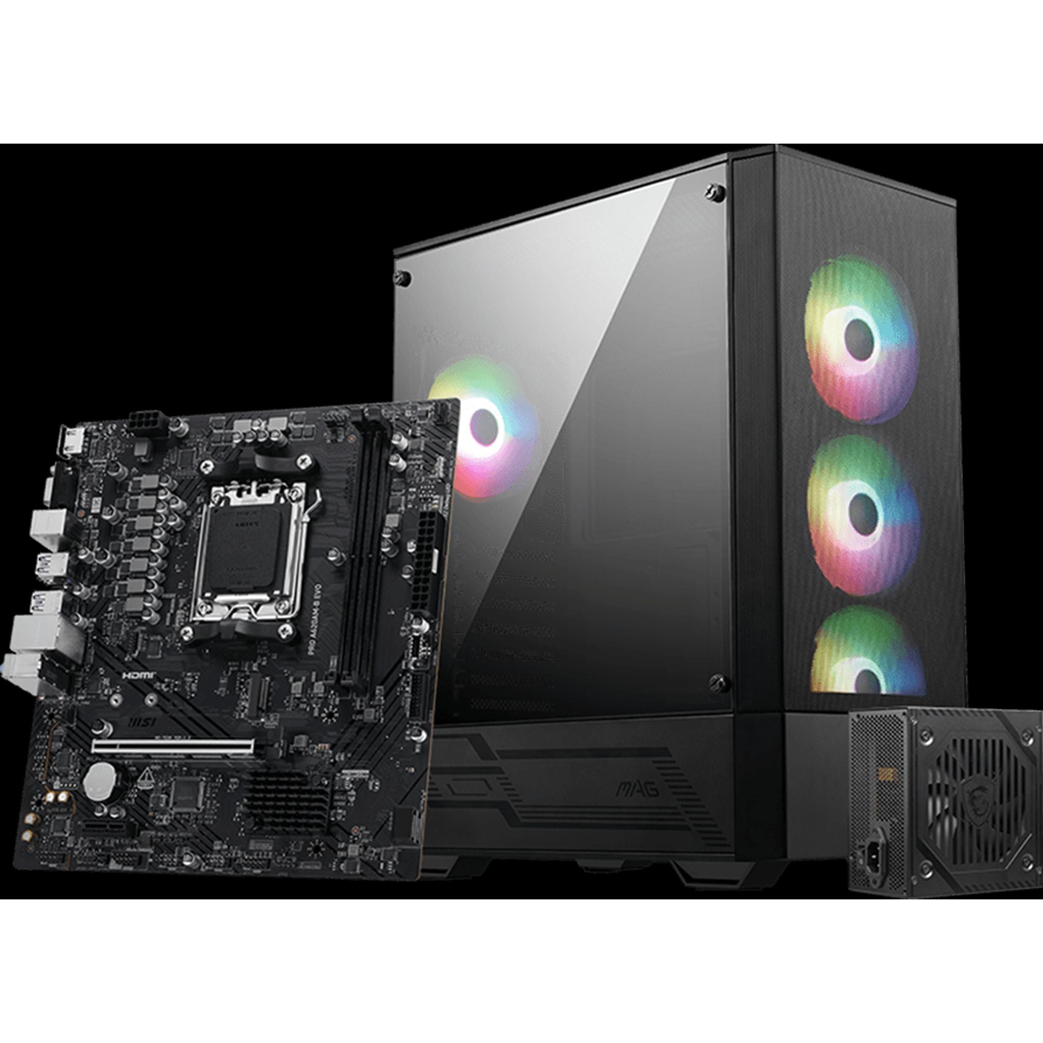 MSI PRO A620 AM-B EVO ATX Motherboard AM5 2x DDR5 128GB PCIe4 x16 1x M.2 2x SATA tl:eec11a6e