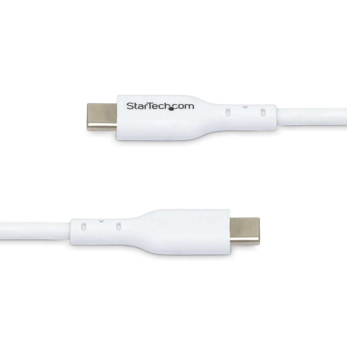 StarTech.com 2m White USB-C Charging Cable 60W Power Delivery TPE Jacket USB 2.0