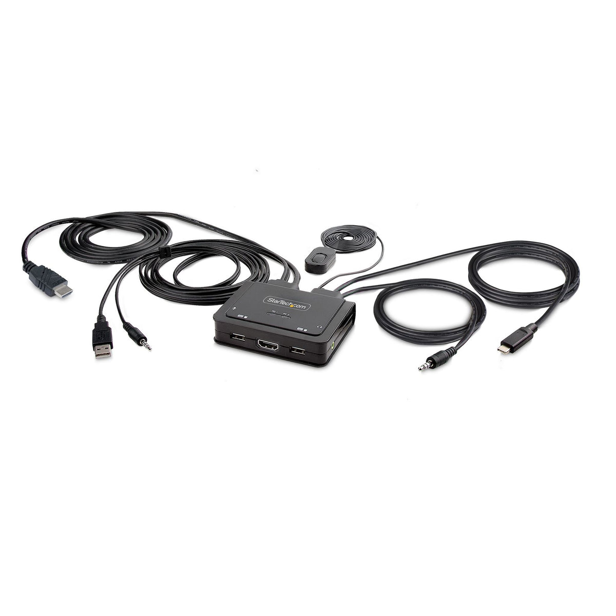 StarTech KVM Switchbox 2 Comp 1 User 4K 3840x2160 4 USB 2 HDMI Desktop