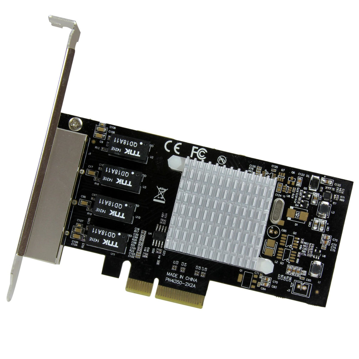 StarTech.com Gigabit Ethernet Card PCI Express x4 4Port 10/100/1000Base-T