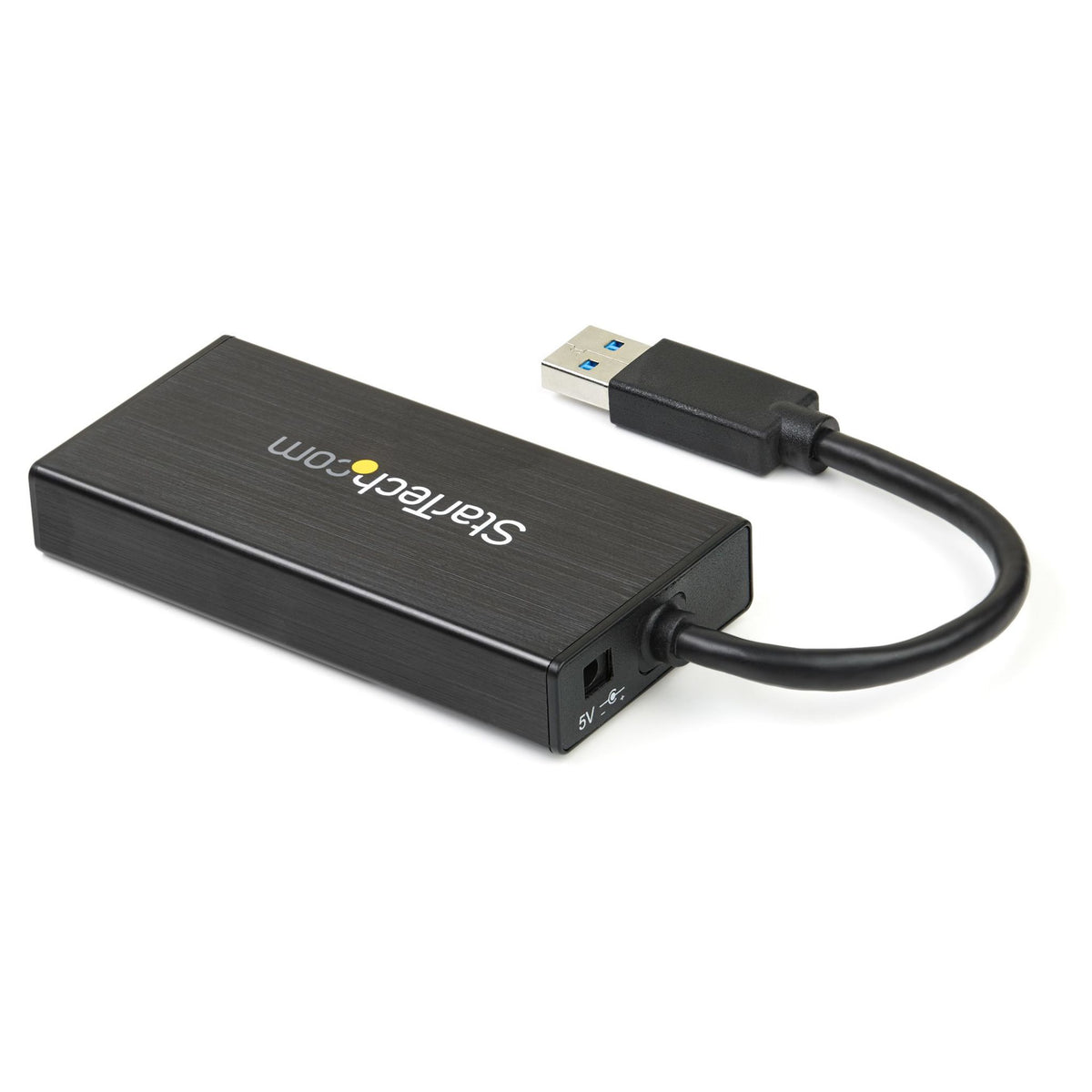StarTech 3-Port USB 3.0 Hub with Gigabit Ethernet 5Gbps Aluminum