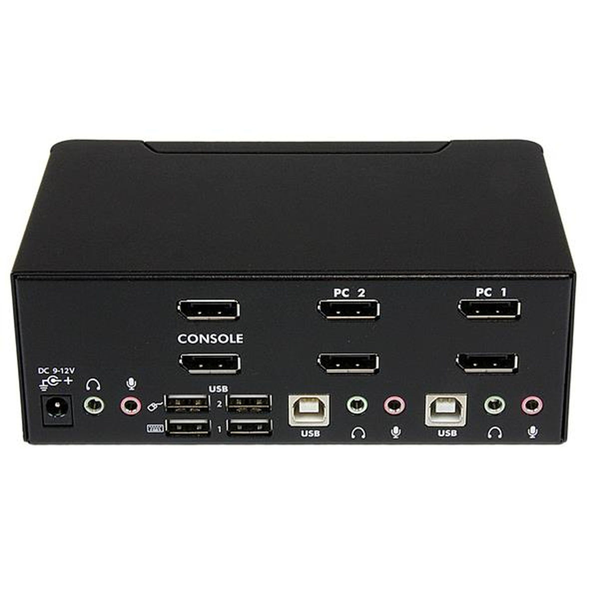 StarTech.com 2 Port Dual DP USB KVM Switch with Audio WQUXGA 3840x2400 Desktop