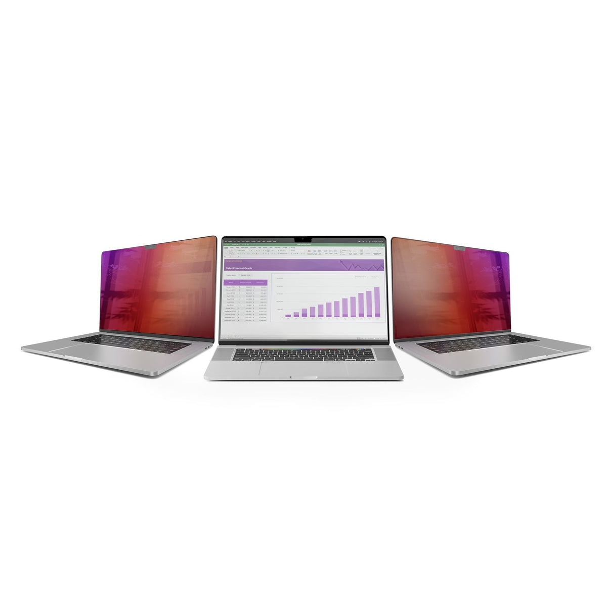 StarTech.com 16-inch MacBook Pro Gold Privacy Screen +/-30 Deg View Angle Blue