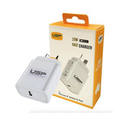 USP 20W USB-C PD Fast Wall Charger White