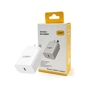 USP 45W Single Port USB-C PD Wall Charger White
