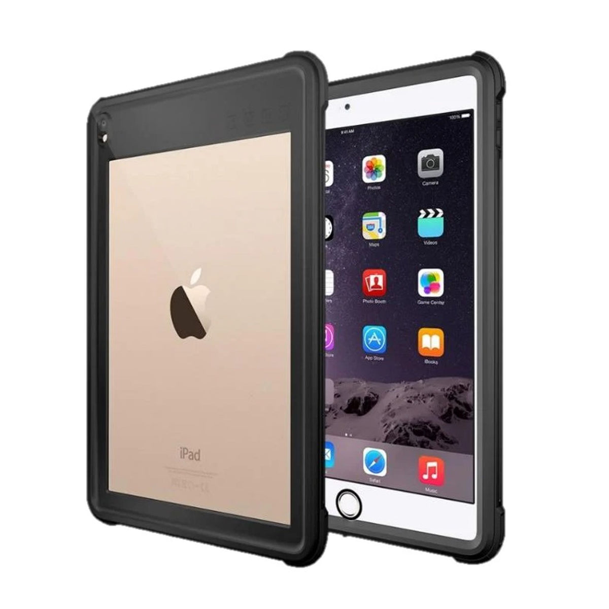 USP Apple iPad Pro 10.5" Waterproof Case Black IP68 Dropout Protection Pen