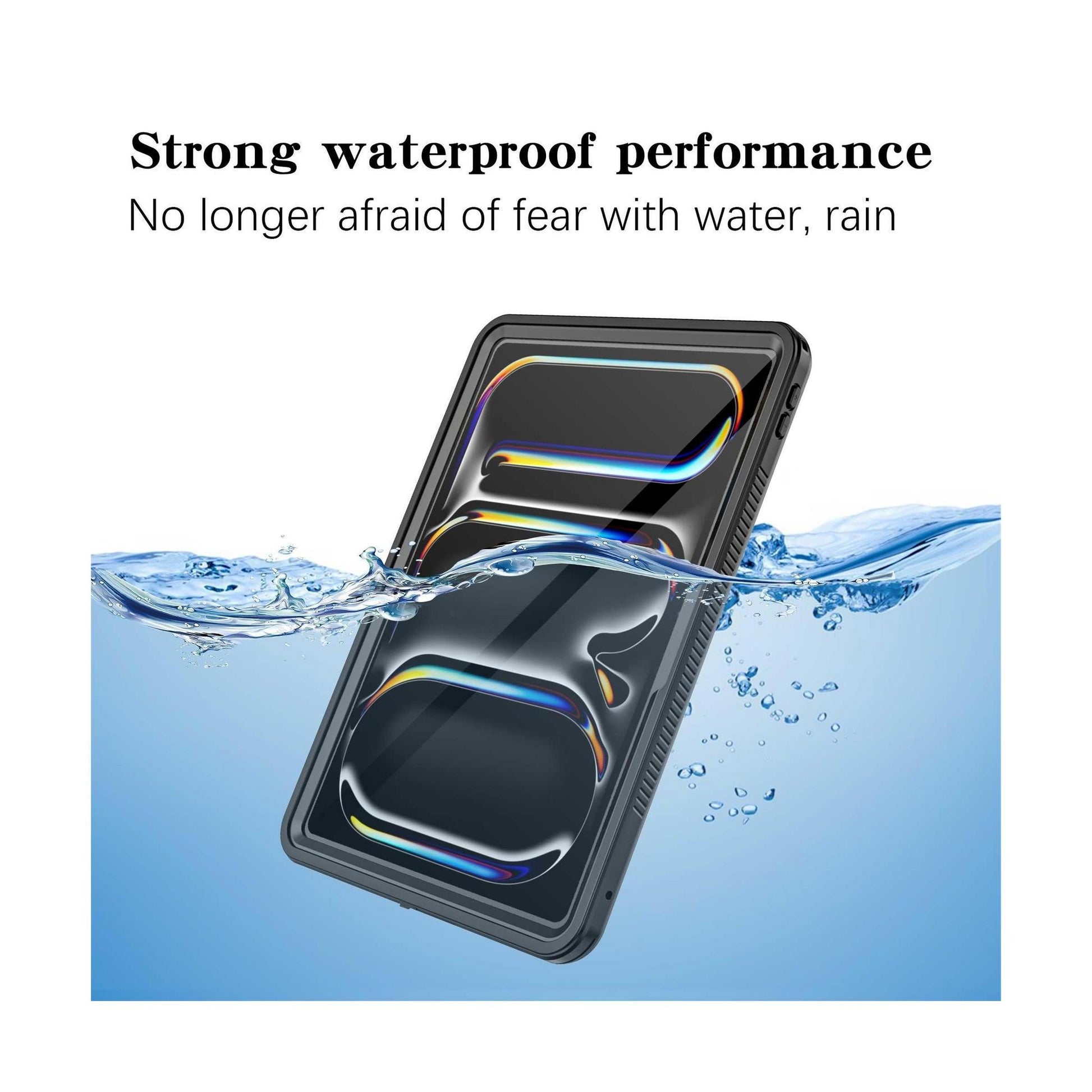 USP Apple iPad Pro 11" M5/M4 6th/5th Gen Waterproof Case Black IP68 Dropout Protection