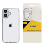 USP Apple iPhone 16 Plus 6.7" Clear Rock Shockproof Case