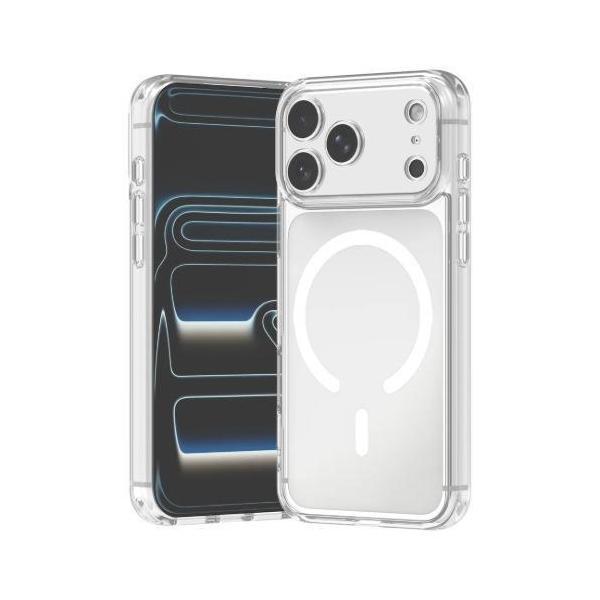 USP iPhone 17 Pro Max 6.9" Clear Rock Shockproof Case with MagSafe