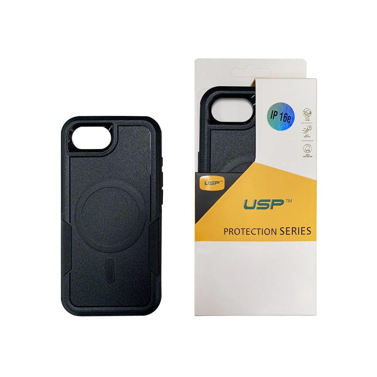USP iPhone 17e/16e 6.1" Armor Light Case with MagSafe Black