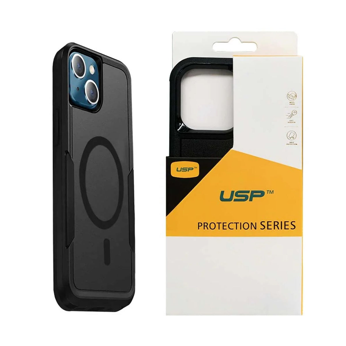 USP Rugged Apple iPhone 16 6.1" Armor Case Black