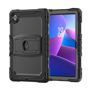 USP Rugged Lenovo Tab 10.1" Case Black Kickstand Strap DropoutProof