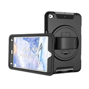 USP Rugged Samsung Galaxy Tab A11+/A9+ (11") Case Black Kickstand Strap DropProof