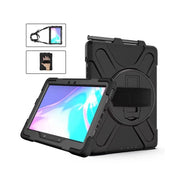 USP Rugged Samsung Galaxy Tab Active5 Pro/Active4 Pro 10.1" Case Black Kickstand Strap