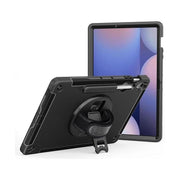 USP Rugged Samsung Galaxy Tab S10 FE+ (13.1") Case Black - Built-in-Kickstand...