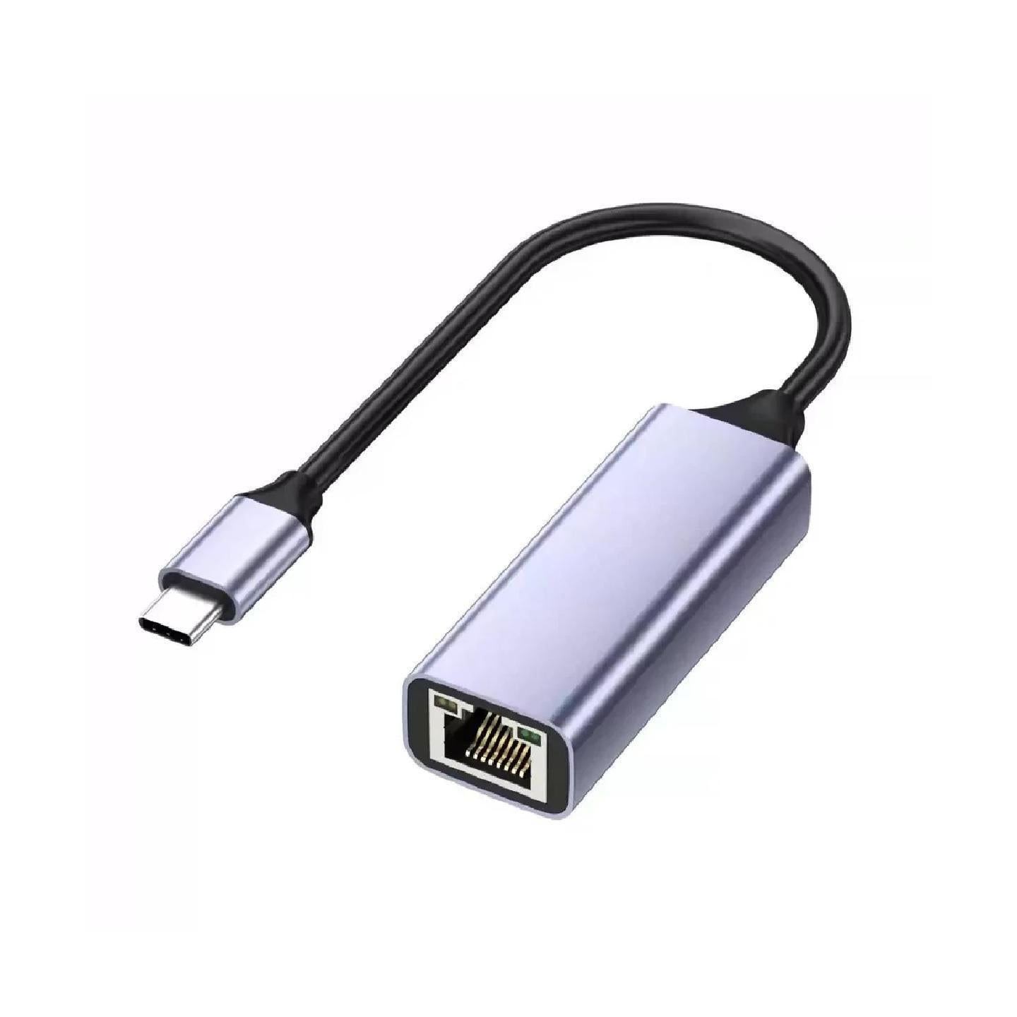 USP USB-C to RJ45 2.5G 2500Mbps Ethernet Adapter