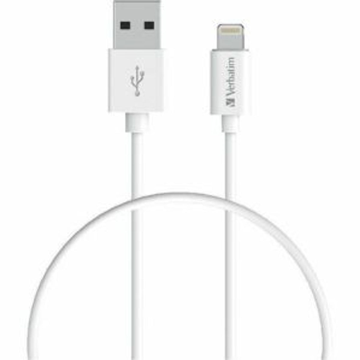 Verbatim 1.5m Lightning to USB-A Data Cable White