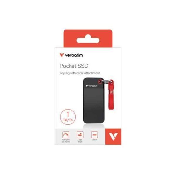 Verbatim 1TB Pocket SSD 58g USB 3.2 Gen 2 Rugged Portable