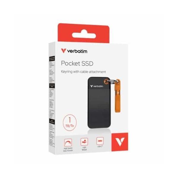 Verbatim 1TB Pocket SSD USB 3.2 Gen 2 58g Rugged Portable