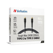 Verbatim 240W USB-C to USB-C 200cm PD 3.1 QC Cable