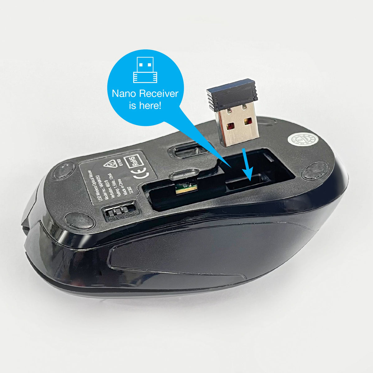 Verbatim Black Wireless Keyboard & Mouse Combo