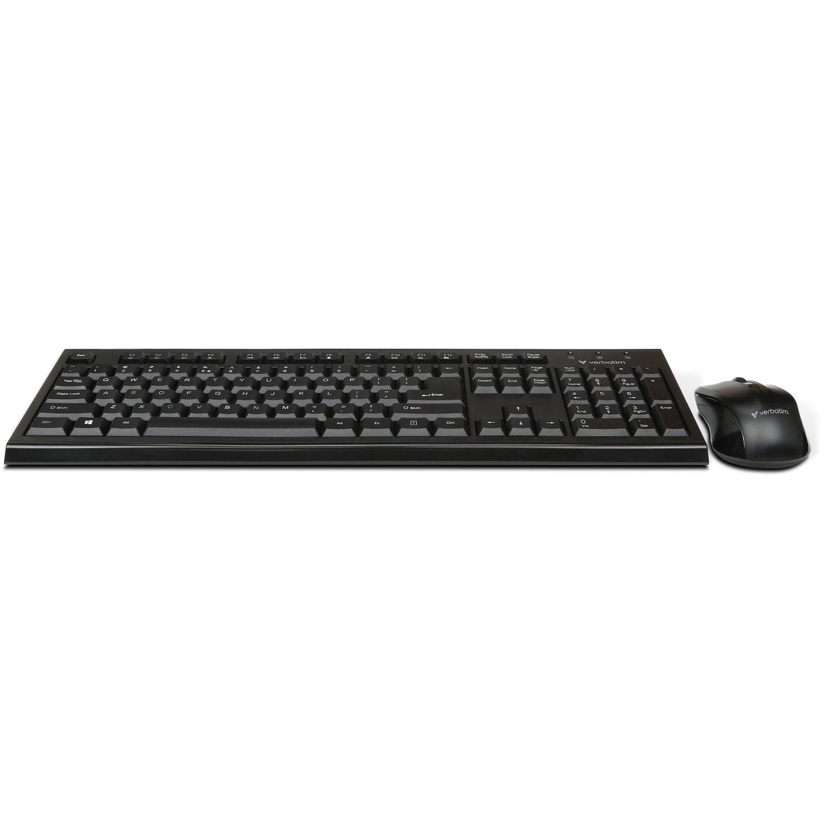 Verbatim Black Wireless Keyboard & Mouse Combo