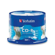 Verbatim CD-R 700MB 50PK White InkJet 52X