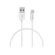 Verbatim Charge Sync Lightning to USB-A Cable 1M White